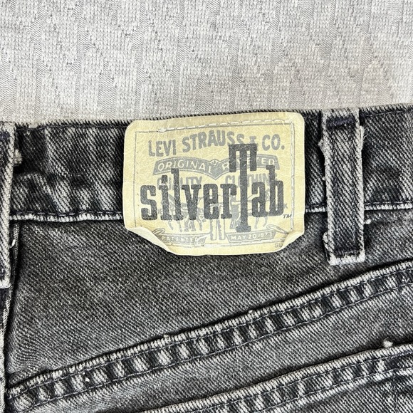Levi's Other - Vintage Y2K 90s Levis Silver Tab Loose Black Jeans Men 29X30(26X28) made in USA